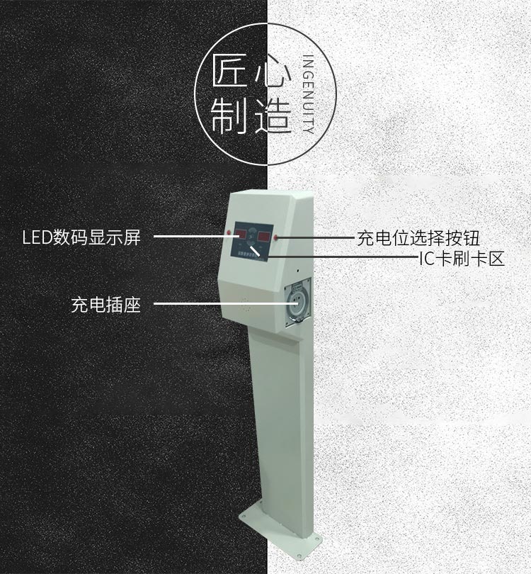 大功率電動車充電站2路指示面板