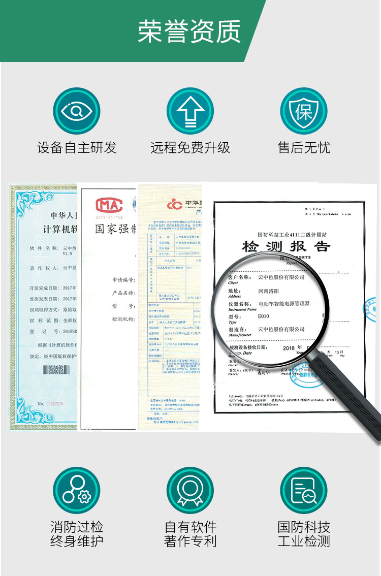 景觀式小區(qū)充電站榮譽資質(zhì)